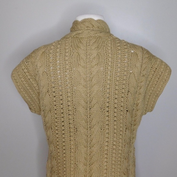 Cozy Tan Cable Knit Sweater - Picture 7 of 10